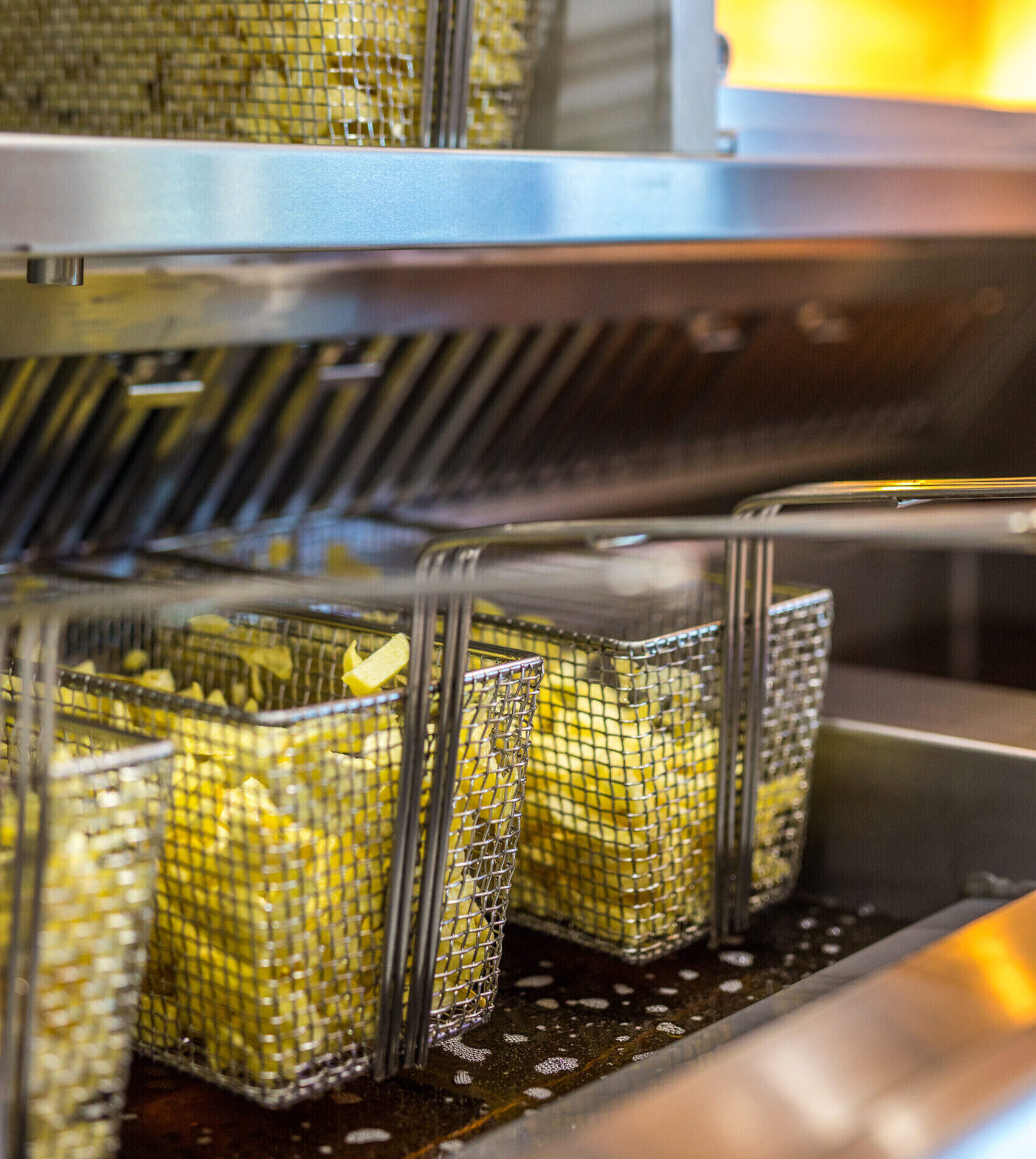 Baskets of chips