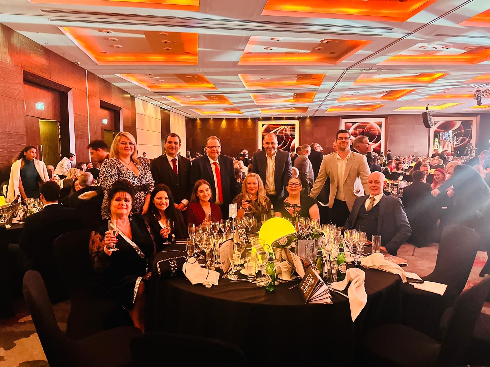 KFE table, National Fish & Chip Awards