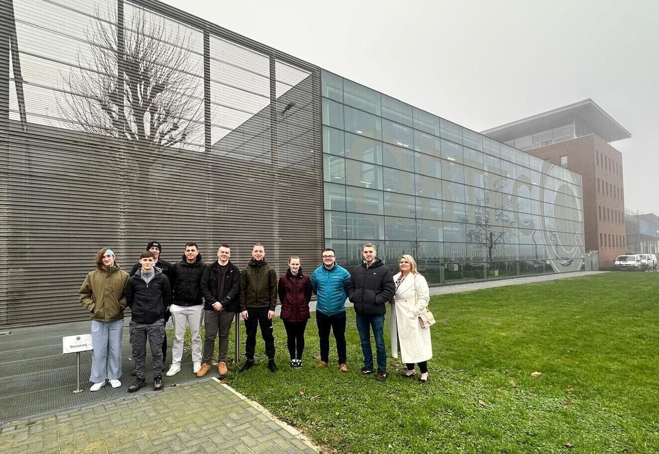 Drywite Young Fish Friers outside QBTEC factory in Holland